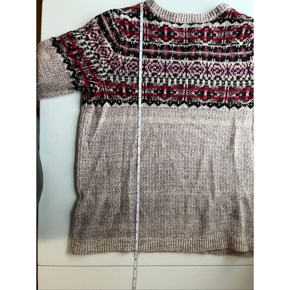 J Jill Fair Isle Sweater and hat - L - Picture 6 of 11